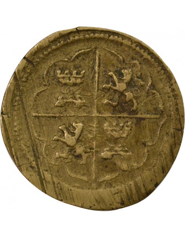 Espagne Poids Monétaire du Real Espagnol 8 Reales Laiton