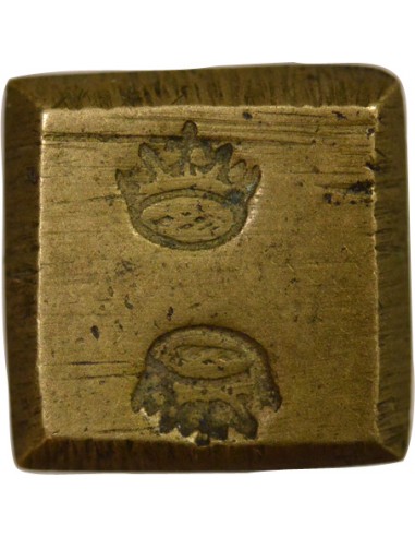 Espagne Poids Monétaire du Ducat / Escudo Double Ducat Laiton