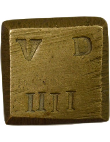 Espagne Poids Monétaire du Ducat / Escudo Double Ducat Laiton