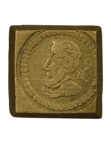 Henri III Poids Monétaire du Teston 1/2 teston Laiton