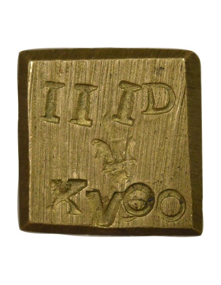 Henri III Poids Monétaire du Teston 1/2 teston Laiton