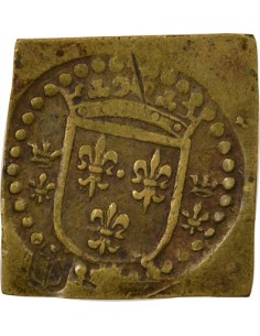 Charles VII Poids Monétaire de l'Ecu d'Or 1 ecu d'or à la couronne Laiton 2