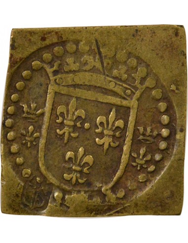 Charles VII Poids Monétaire de l'Ecu d'Or 1 ecu d'or à la couronne Laiton