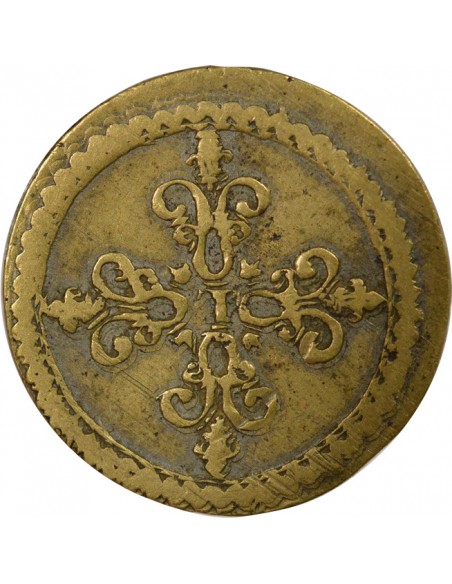 Louis XIII Poids Monétaire du Franc 1 franc Laiton