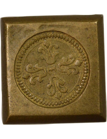 Louis XIII Poids Monétaire du Franc 1 franc Laiton