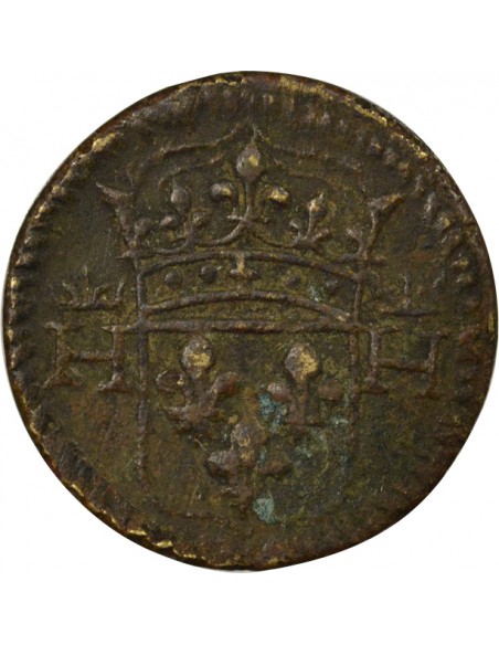 Henri III Poids Monétaire du Teston 1 teston Laiton