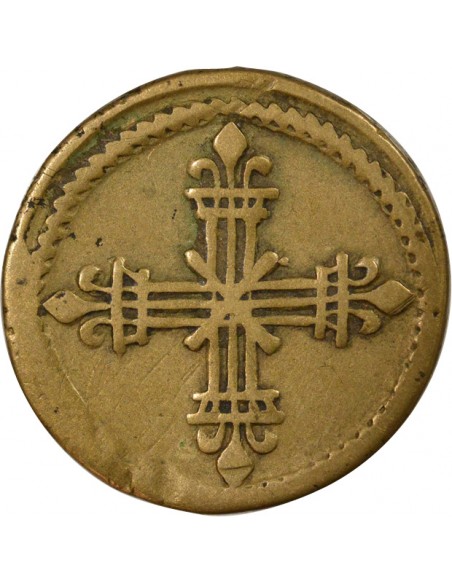 Henri III Poids Monétaire de l'Ecu 1/4 écu Laiton