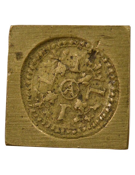 Louis XIV Poids Monétaire du Louis d'Or 1 louis d'or Laiton