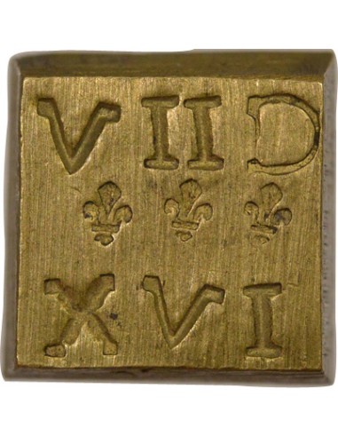 Louis XIV Poids Monétaire du Louis d'Or 1 louis d'or Laiton