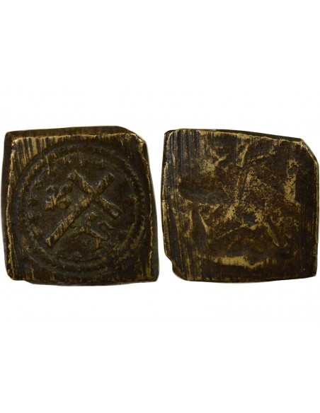 Henry VI Lancaster Poids Monétaire au Salut d'Or 1 salut d'or Laiton