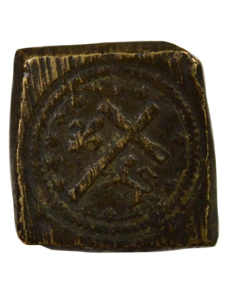 Henry VI Lancaster Poids Monétaire au Salut d'Or 1 salut d'or Laiton