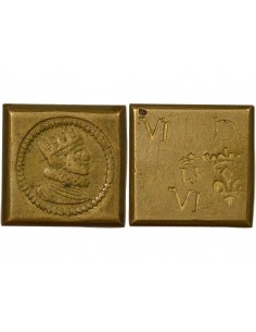 Sicile Philippe III Balancier LeFranc 3 tari Laiton