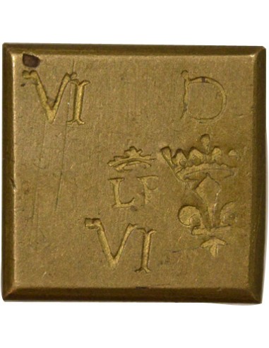 Sicile Philippe III Balancier LeFranc 3 tari Laiton