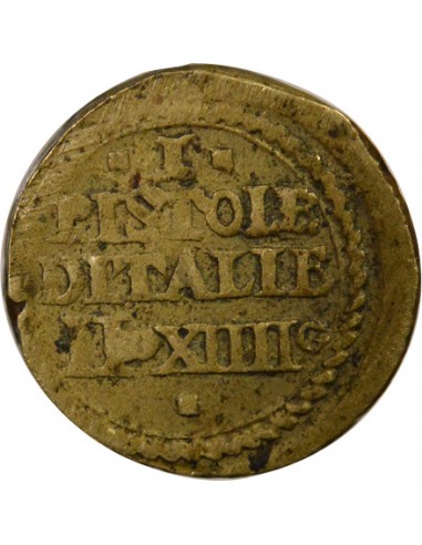 Etats Italiens Poids Monétaire de la Pistole Italienne Pistole Laiton