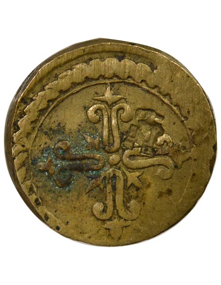 Etats Italiens Poids Monétaire de la Pistole Italienne Pistole Laiton