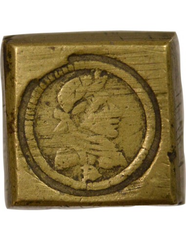 Henri III Poids Monétaire du Teston 1 teston Laiton