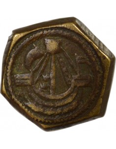 Angleterre Poids Monétaire du Noble d'Or 1 noble Laiton 2