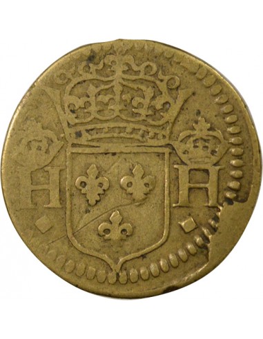 Henri III Poids Monétaire du Teston 1/2 teston Laiton