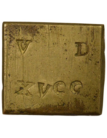 Henri II Poids Monétaire du Double Henri d'Or Double Henri d'Or Laiton