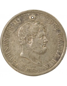 Royaume des Deux-Siciles Ferdinand II des Deux-Siciles 6e Type 120 grana Argent 1857 Naples 2