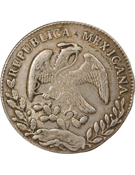 Mexique 8 reales Argent 1870 Durango