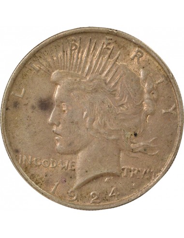 Etats Unis d'Amérique Peace Dollar 1 dollar Argent 1924 Philadelphie
