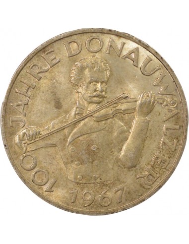 Autriche 100 Ans du Beau Danube Bleu 50 schilings Argent 1867 A Vienne