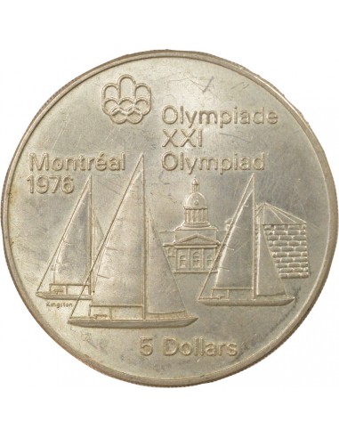 Montréal 5 Dollars Argent 1973 Ottawa