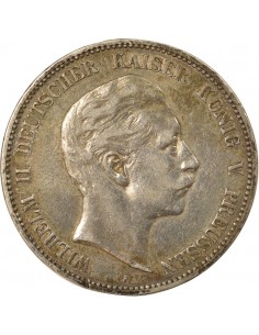 Etats Allemands (Prusse) Guillaume II de Prusse 5 mark Argent 1903 A Berlin 2