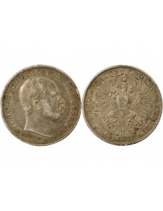 Etats Allemands (Prusse) Guillaume Ier de Prusse Vereinsthaler Argent 1867 A Berlin