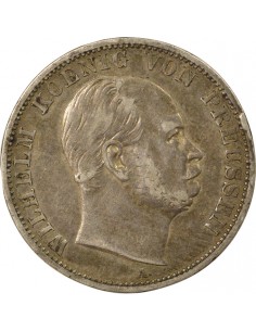 Etats Allemands (Prusse) Guillaume Ier de Prusse Vereinsthaler Argent 1867 A Berlin 2