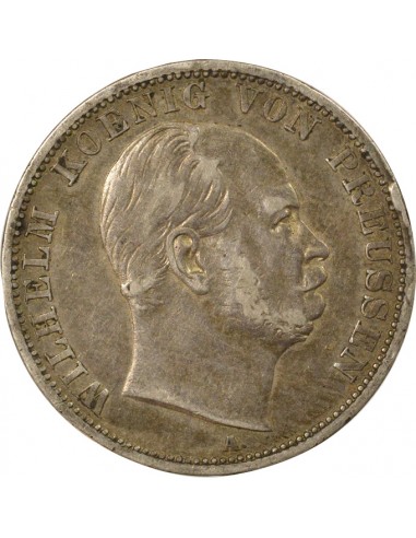 Etats Allemands (Prusse) Guillaume Ier de Prusse Vereinsthaler Argent 1867 A Berlin