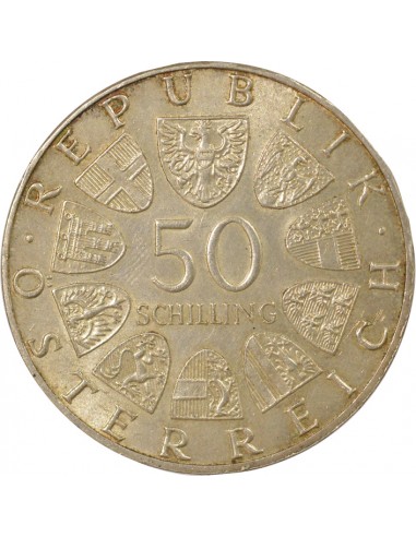 Autriche Franz Schubert Franz Schubert 50 schilings Argent 1978 A Vienne