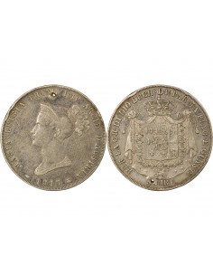 Etats Italiens Marie-Louise d'Autriche 5 lire Argent 1815 Parme