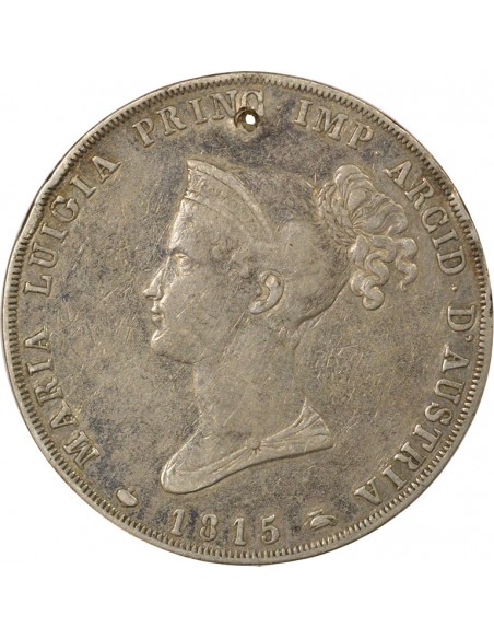 Etats Italiens Marie-Louise d'Autriche 5 lire Argent 1815 Parme