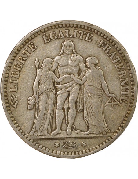 Hercule 5 Francs 1871 K Bordeaux