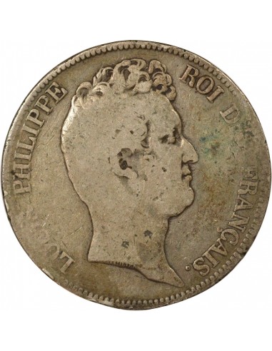 Louis-Philippe Ier Sans le I 5 Francs Argent 1830 A - Paris