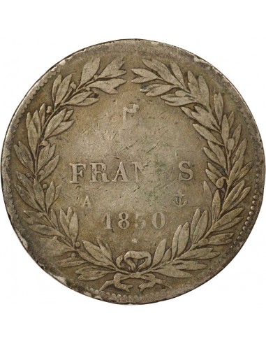 Louis-Philippe Ier Sans le I 5 Francs Argent 1830 A - Paris