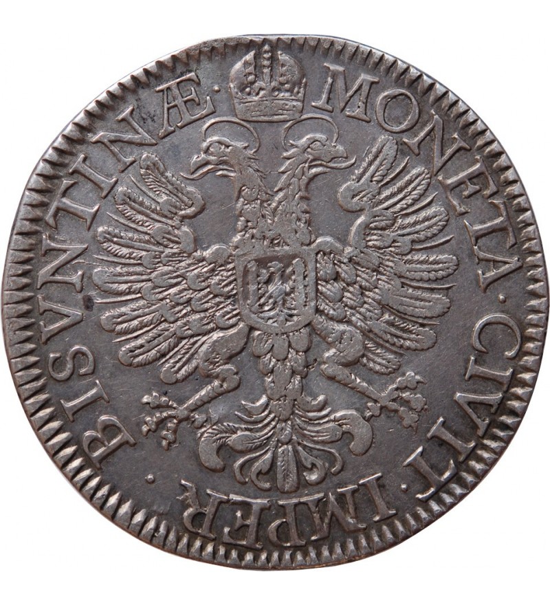 FRANCHE-COMTÉ, VILLE DE BESANÇON, CHARLES QUINT - DALDRE ARGENT 1661 ﻿