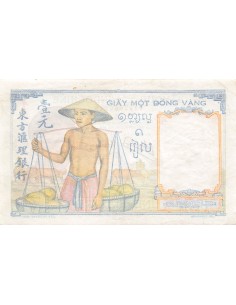 Indo-Chine Fr. Indochine 1 piastre 1946 2