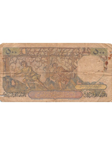 Algérie Algérie 500 francs 1956