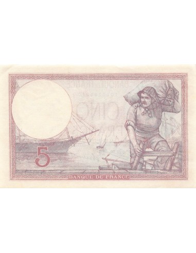 Violet 5 francs 1929