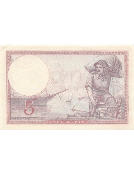 Violet 5 francs 1929