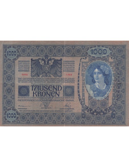 Autriche Autriche 1000 kronen 1919
