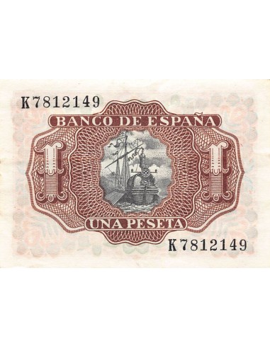 Amiral espagnol 1 peseta 1953