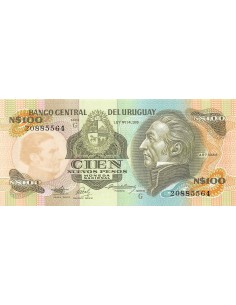 Uruguay Uruguay 100 nuevos pesos 1986