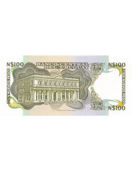 Uruguay Uruguay 100 nuevos pesos 1986
