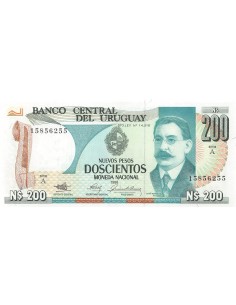 Uruguay Uruguay 200 nuevos pesos 1986