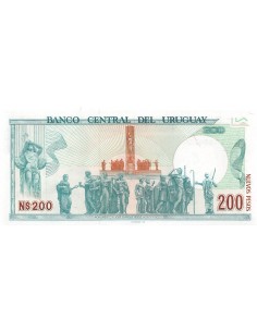 Uruguay Uruguay 200 nuevos pesos 1986 2