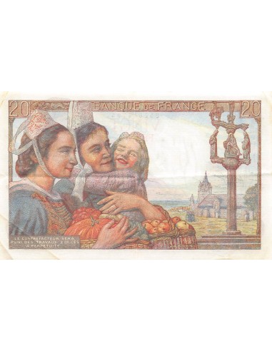 Pêcheur 20 francs 1945